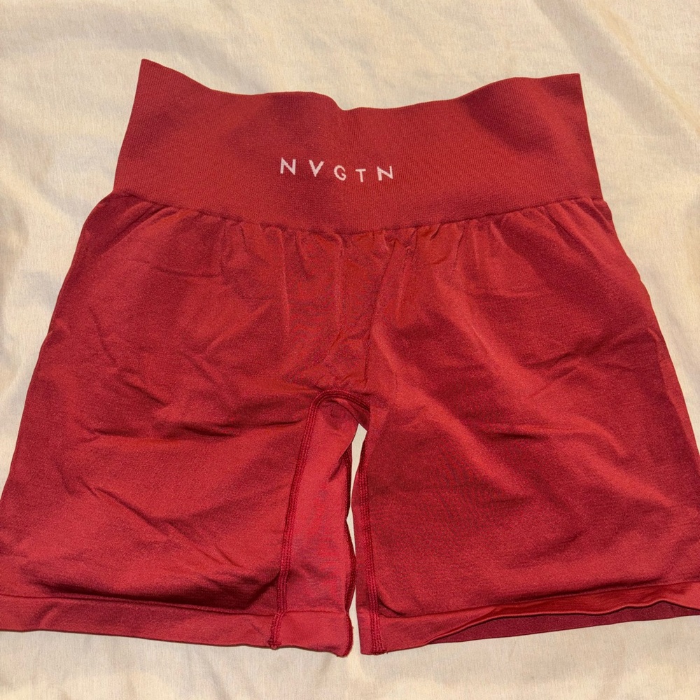NVGTN Scarlet High-Rise Shorts